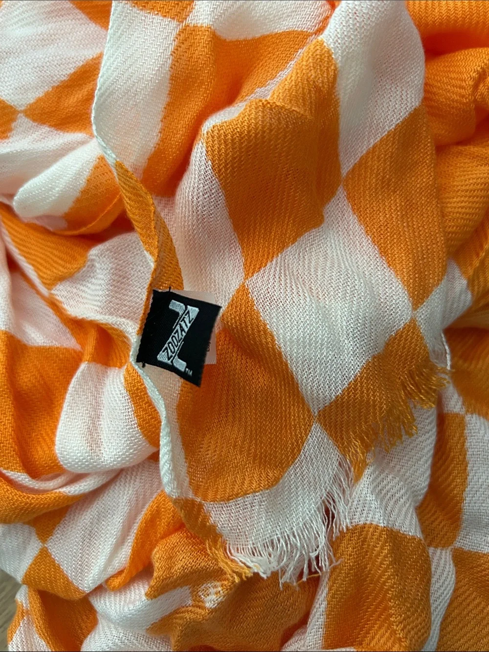 Tennessee Vols Orange Checker Scarf